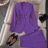 Fongt Suit Retro Coat Stylish 2025 Spring And Autumn Women's Korean Edition Casual Design Serie Swear Set
