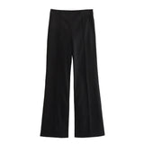 Fongt And Dress Blazer 231018 Straight-Fits High-Rise Trousers 2216118 Suit