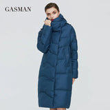 2022 Women's winter jacket for women coat Long warm down parka hooded outwear Female fashion brand puffer jackets