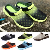 Summer Beach Sandals Men And Women Clogs Shoes Beach Slippers Mesh Breathable Men Slippers Sandals Couple Zapatos Hombre-Outfit