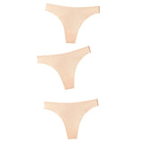 Seamless Panties Women Briefs Nylon Ultra-thin G-string Thongs Low Rise Lingerie Ice Silk Briefs Lady Underwear Plus