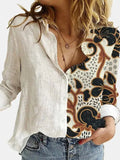 Women Lapel Long Sleeves Single Breasted