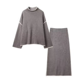 Fongt Homemade New Women's Dress Clamming Side Knitted Dress