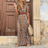 Hot Style Hot Selling Women's Fashion Bohemian Style V-Outfit