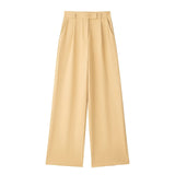 New Pleated Wide-Leg Pants In Spring 9686 8372124-Outfit