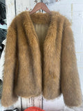 Fongt Design Elegant Autumn And Winter New Imitation Fur Coat