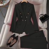 Fongt Suit Retro Coat Stylish 2025 Spring And Autumn Women's Korean Edition Casual Design Serie Swear Set