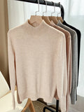 autumn winter chic bottom sweaters women fashion turtleneck pullover slim long sleeve knitted Jumper Soft Warm Pull Femme-Outfit