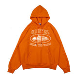 Fongt Graffiti Edig Dress Men's Clothing | 2025 Autumn And Winter Plus Thick Hooded Solid Coat Hoodie Hoodie Tide