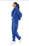 Fongt New Zippered Open-Shirt Trousers Simple Letter-Print Hooded Jacket Jacket Hot