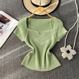 Fongt Babes Style Short-Sleeved Design Sense Of Small Side Collar Machine Collar Collar Collar Collar Collar Collar Collar Collar Collar Collar Collar Collar Collar Collar Collar Collar Collar Collar Collar Collar Collar Collar Collar Collar