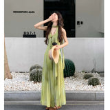 Fongt New Thin Sun Protection Jacket Seaside Holiday Sling Skirt Suit Women With Shawl Hoodie