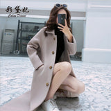 2023 Spring / Summer Ebaywish Lapel Women's Woolen Coat-Outfit