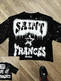 Fongt Street Fflirtion Cranium Brand New Printed T-Shirt Gothic High Street T-Shirt Round Collar