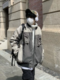 Fongt Color Spell Function Wind Flight Jacket Versatile Men's And Women 2024 Spring New Casual Loose Coat Fashion-Outfit