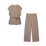 Fongt Women's Explosive Double-Dants Folding Suit