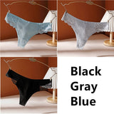 Cotton Panties Women G-String Ladies Sexy Panties Ladies Ladies Thong Underwear Solid Color Comfortable Lace Edge