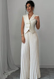 Fongt New Fashion Vest 100-Folded Skirt Suit Women's Clothing