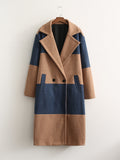 Fongt Spring Women's Wear Color Hair In The Coat In The Long Coat 4666