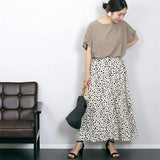 Fongt Summer New French Romantic High-Waisted Hip Fashion Wave Half-Dress Irregular Splicing Fishtail Skirt Woman