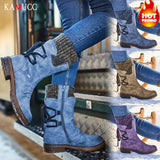 Women Winter Boots Mid-Calf Snow Boots Female thigh high boots Warm High Quality Botas Mujer Plus