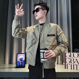 Fongt Men's Fashion Flying Jacket Men's Spring And Autumn Senior Handsome Baseball Uniforms Men's 2025 New Model