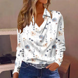 Fongt Shein's Long-Sleeved Spring And Autumn Shirt Women's Clothing New
