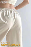 Cargo Pants For Women Elastic Waist Joggers Stripe Loose Drawstring Sweatpants Casual Streetwear Female Wide Leg Baggy