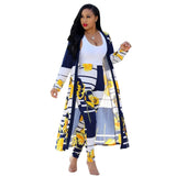 print long sleeve cardigan pants summer two piece set long cardigan pants 2 piece set summer women's suits loose