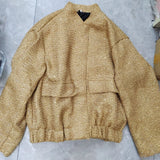 New Women's Pocket Decoration Short Jacket Bead Piece Jacket 7925993-Outfit