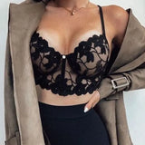 New Cross-Regional Sex-Interested Bra Lace Three-Point Sexy Seduction Woman Bra Creed Perspective