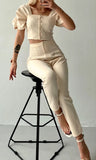 Fongt Summer Fashion Temperament Short-Sleeved Suit Women's Clothing