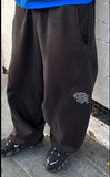 Fongt New Sports Slack Creative Design Embroidered Trousers Series Teen Casual Pants