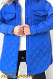 Pockets Patchwork Button Women Outwear Streetwear Lady Casual Loose Long Sleeve Coat Lapel Solid Autumn Winter