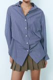 Fongt 2025 New Women's Fashion Simple Bat Sleeve Silk Shirt