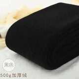 Warm Leggings Women Vertical Stripes Casual Pants Thickened Plush Cotton High Elasticity Solid High Waist Winter