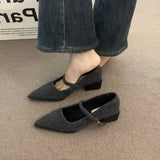 Fongt Net Red Explosion With Skirts With Pure Color Daily Lazy Shoes Small Aroma Wind And Fresh Elegant Single Shoes Women