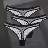 Sexy Perspective G-String Women's Panties Woman Thong Low-waist Underpants Hollow Out T-back Female Underwear
