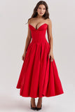 Fongt 2025 Women's Dress Sexy Hottie Sleeveless Long Solid Corset Dress Dress Woman