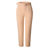 Fongt Women's Spring And Summer High-Waisted Leisure Trousers Slim Slimming Suit Trousers Ladies Trousers Autumn Professional Pants