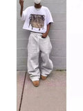 Fongt Selling Casual Large-Size Trousers Men's Trend With Sweatpants Men's Loose Trend Plus Velvet Couple Pants