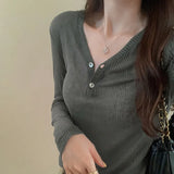 Long Sleeves, Slightly Penetrating Top Girl Autumn, New Korean Style Minority Loose Pullover Sweater Ins-Outfit