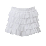 Fongt 2023 New French Square Collar Knit With Cardigan Long Sleeve Top Fashion Temperament Cake Short Skirt