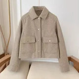 Fongt New Street Casual Soft Shirt Single-Dbutton Cardigan Jacket Female Commute