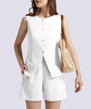 Fongt New Fashion Temperament Vest Suit Women's Clothing