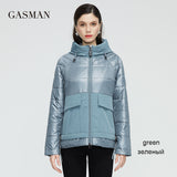 2022 Designer Spring Warm Cotton parka Women Coat Short fashion casual Stand-up Collar hooded Women's Autumn jacket