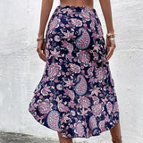 Fashion Floral Print Skirts for Women Summer