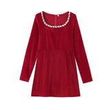 Fongt Women's ZA New Side To Receive Short-Singed A-Shaped Dress