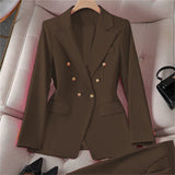 Fongt Suit Retro Coat Stylish 2025 Spring And Autumn Women's Korean Edition Casual Design Serie Swear Set