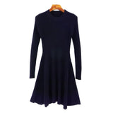 O-neck A Line Short Mini